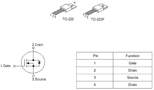 逆變器場效應(yīng)(yīng)管,500v13a,KNX6450A參數(shù)(shù),原廠現(xiàn)(xiàn)貨-KIA MOS管